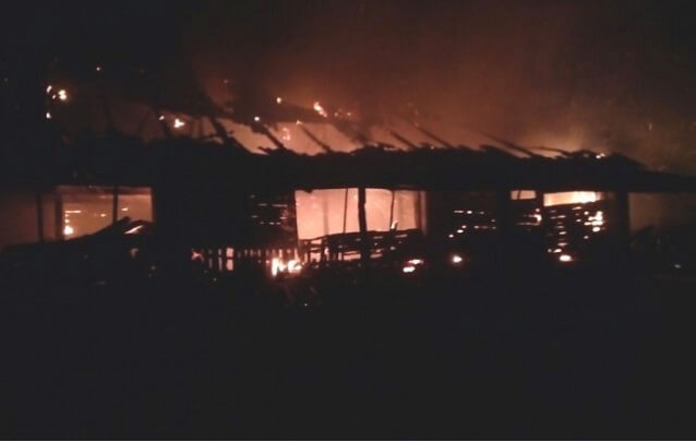 Пожар в Заполье - спасено 25 телят